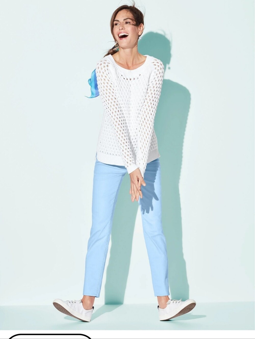 Talbots Curvy Ankle Women’s Light Blue Stretch Jeans